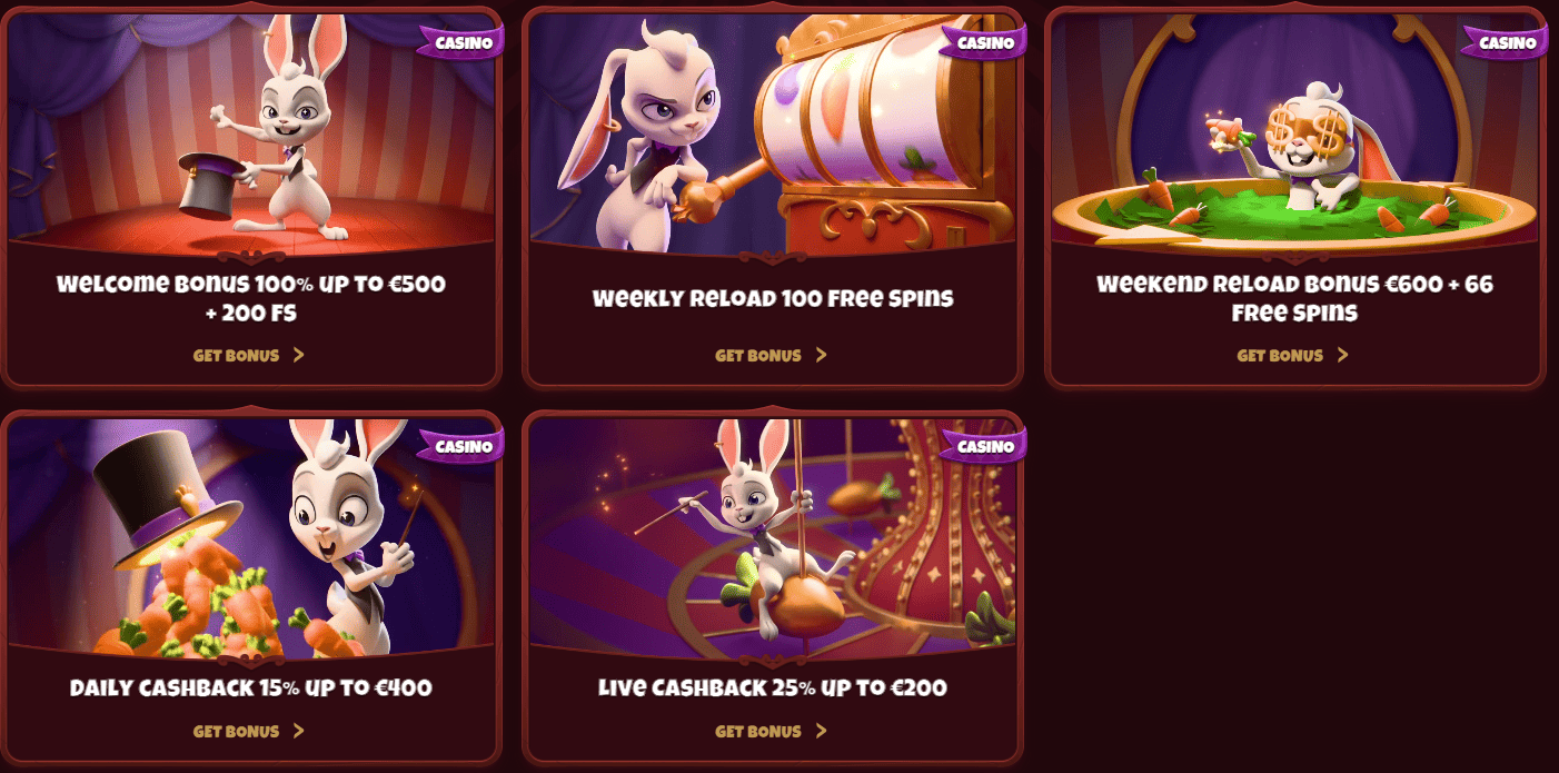 Magius Casino Boni und Aktionen